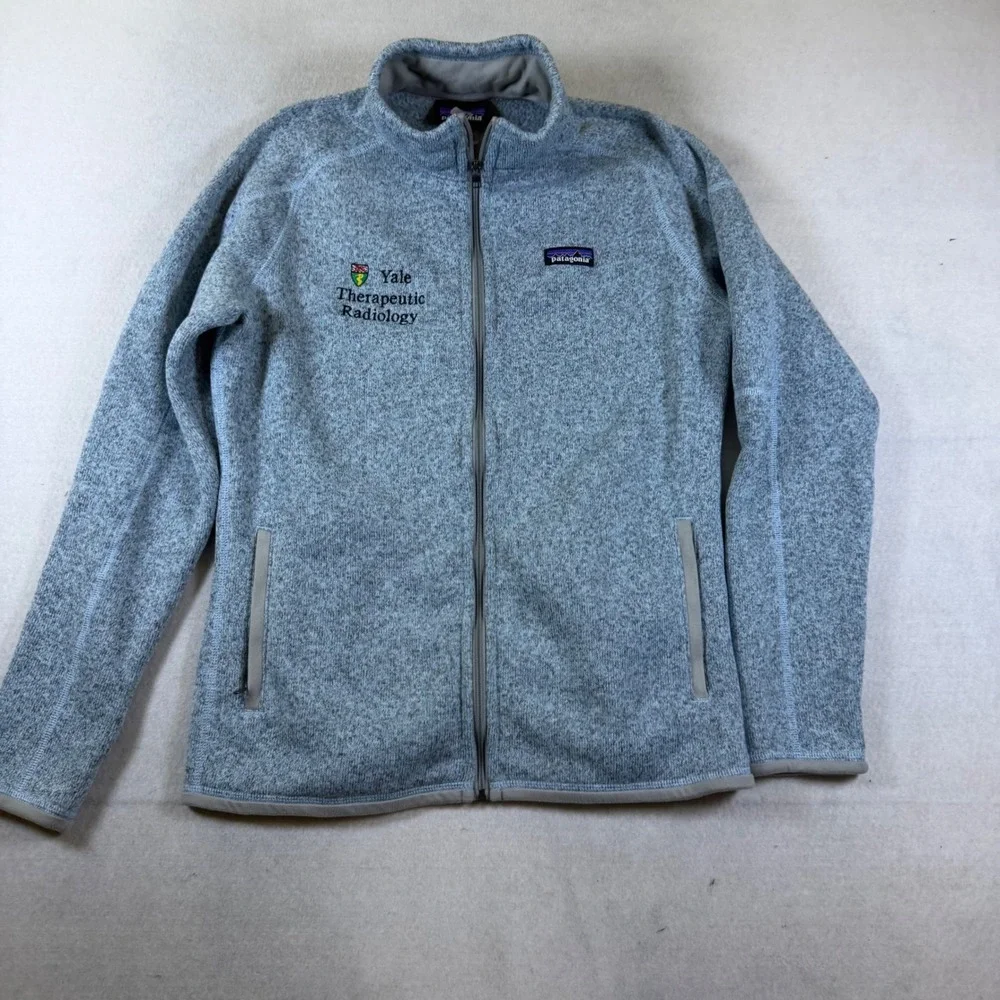 Patagonia Better Sweater Full Zip Jacket Yale Therapeutic Radiology Blue Large